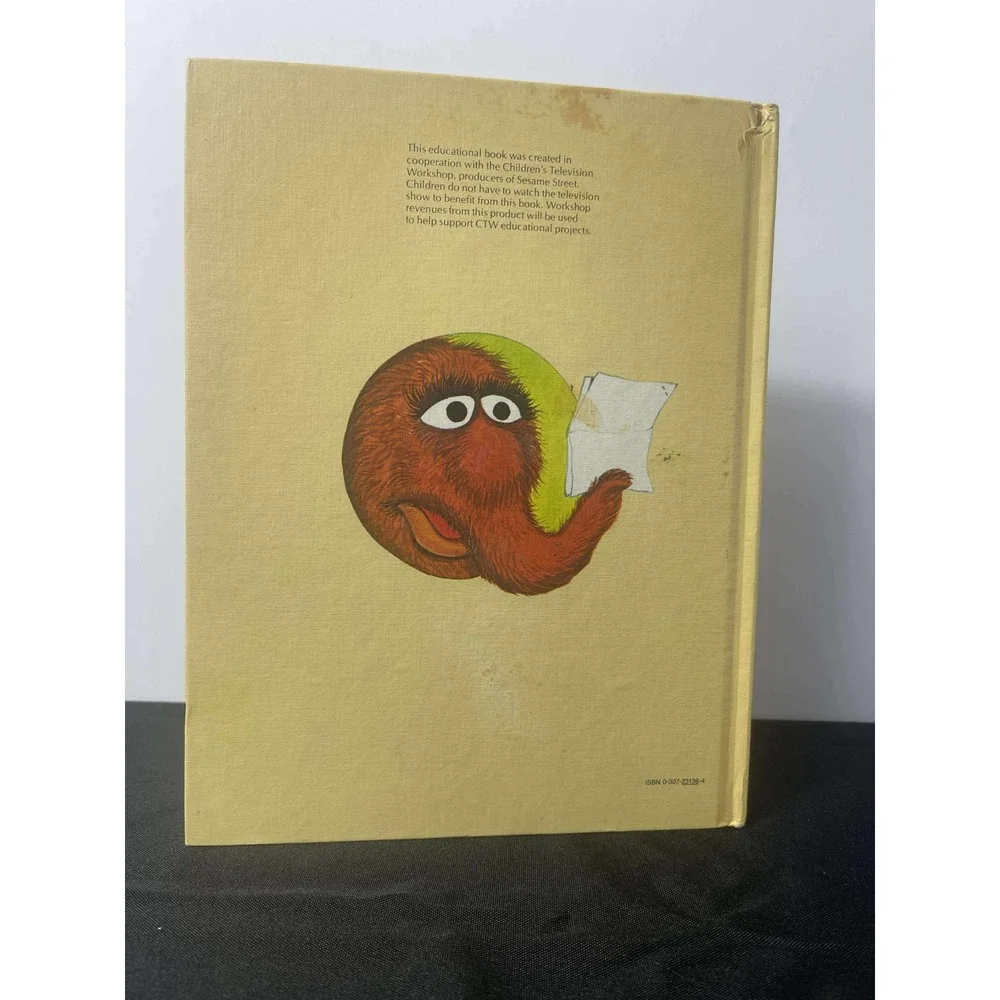 Vintage Sesame Street The Sun Book 1981 Childrens Educational Hardcover‎